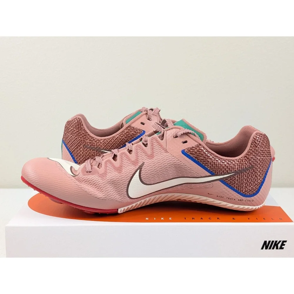 Nike Zoom Rival Sprint Track Spikes M9/W10.5 Red Stardust Pale Ivory HQ2061-600
